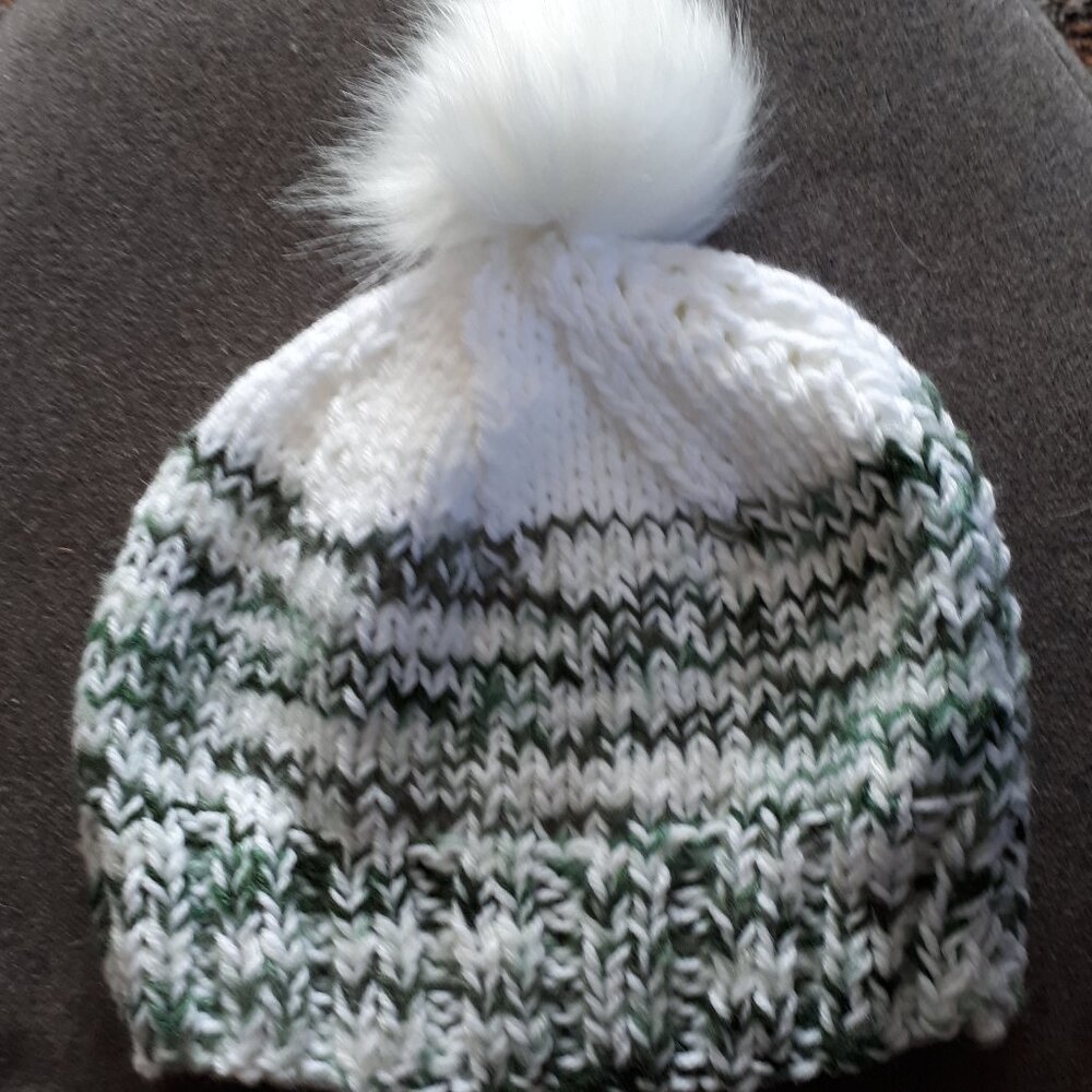 Hand knitted hat
